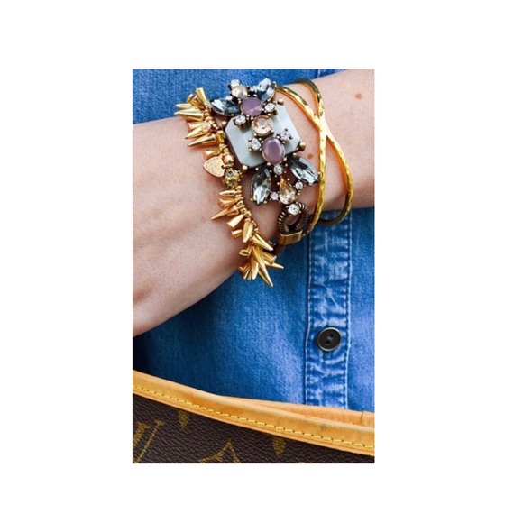 Vintage Pink and Gray Bracelet - Picture 3 of 8